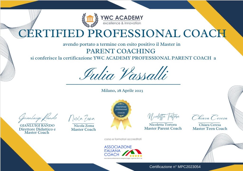 certificato parent